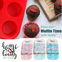 Load image into Gallery viewer, SILICON MUFFIN CUP PAN 6 CUP