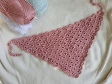 Load image into Gallery viewer, Pink Crocheted Bandana
