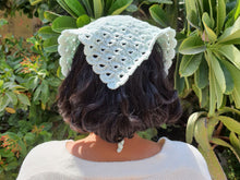 Load image into Gallery viewer, Blue Crocheted Bandana
