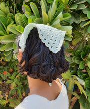 Load image into Gallery viewer, Blue Crocheted Bandana
