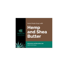 Load image into Gallery viewer, Health Horizons Natural Handmande Hemp &amp; Shea Butter Soap 100gm
