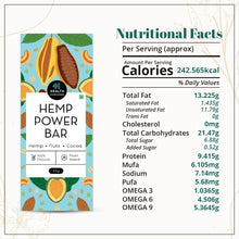 Load image into Gallery viewer, Health Horizons Hemp Gluten Free Power Bar Healthy Bar | Energy Bar | Snack Bar | 50 Gm (Pack of 3)
