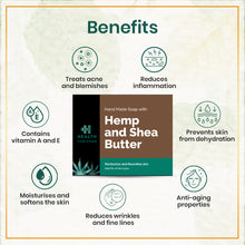 Load image into Gallery viewer, Health Horizons Natural Handmande Hemp &amp; Shea Butter Soap 100gm
