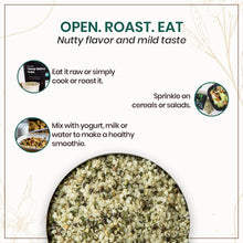 Load image into Gallery viewer, Health Horizons Hemp Ayurvedic Sativa Nubs/Hemp Hearts, Raw Shelled Hemp Seeds 500 gm
